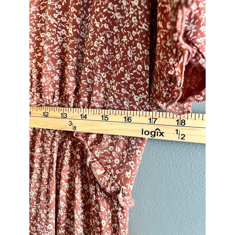 Old Navy Tall Floral Print Midi Dress Womens - Picture 9 of 9